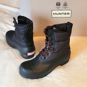 Hunter Original Quilted Lace Up Boots